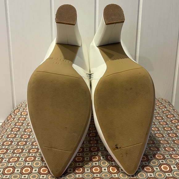 IDIFU Women’s White Ankle Boots - Picture 6 of 6